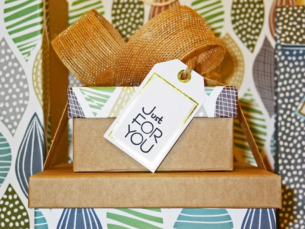 A set of gift boxes