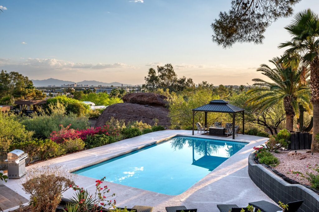 A pool at one of our Phoenix rentals