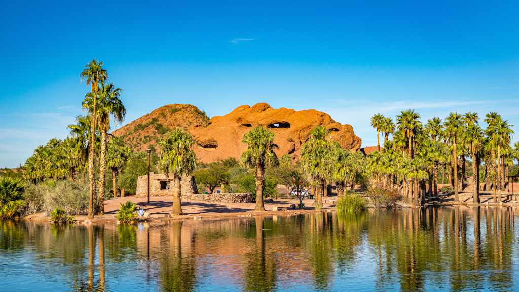 A view of Papago Park in Phoenix, Arizona