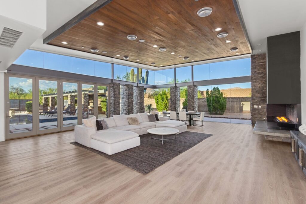 Living space in one of our Scottsdale villas